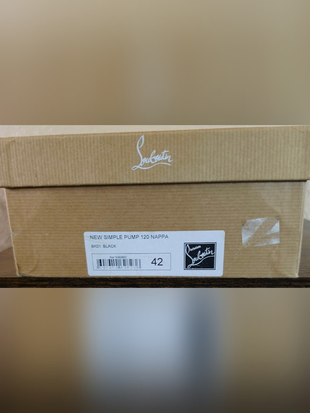 Christian Louboutin Simple 120 mm Nappa Black Leather Stiletto Pumps - Picture 9 of 10